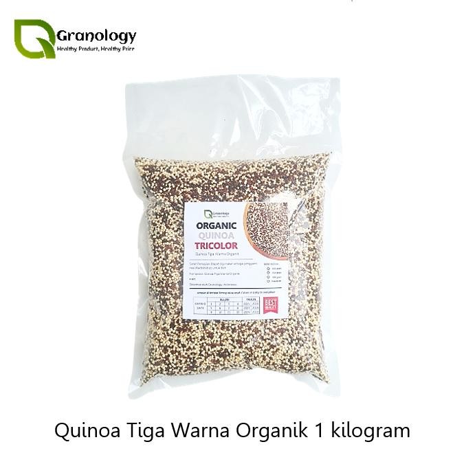 

New Quinoa Tiga Warna / Organic Quinoa Tri Color (1 kilogram) by Granology