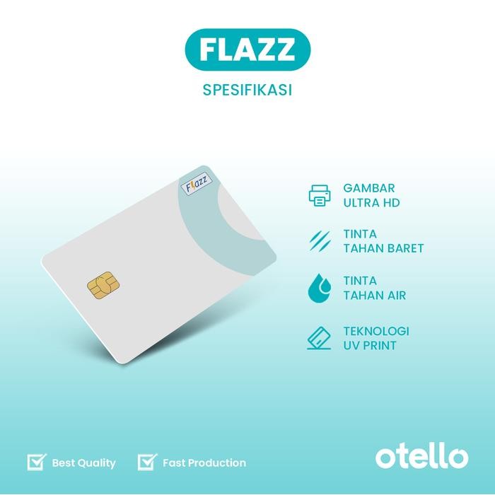 STOK TERBATAS  KARTU FLAZZ CUSTOM PRINT FLAZZ CARD CUSTOM FOTO GAMBAR TERJANGKAU