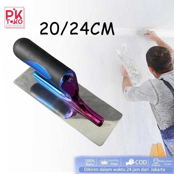 Terlaris Trowel Raskam Stucco Italiano Raskam Baja Alat Profesional Trowel Berbahan Stainless Steel