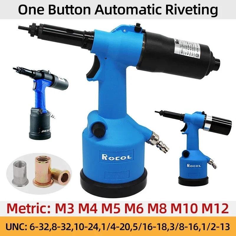 BEST PRICE Pneumatic Rivet Nut Gun Industrial Automatic Hydraulic Pull Rivet Nut Tool Pneumatic Rive