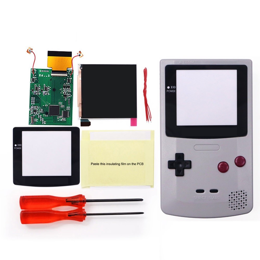 Super OSD RETRO PIXEL GBC V4 Pro IPS LCD SCREEN KIT Backlight Hight Light For GameBoy Color For GBC 