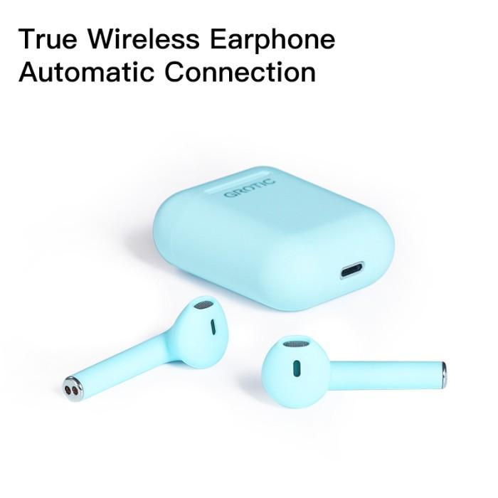 GROTIC Headset Bluetooth inpods 12 TWS Macaron Earphone Wireless