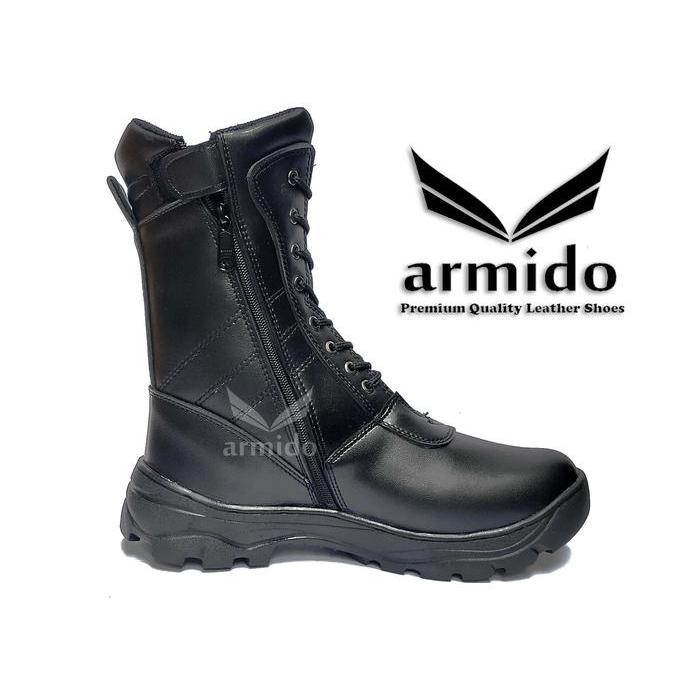 Sepatu Pdl Tni Polri Tali Resleting