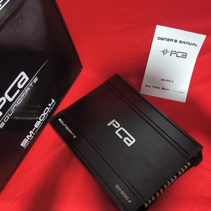 Power Pca Sm 600.4 - Power Sm Pca Sm 600.4 ( 4 Channel )-Yaafi Car Aud