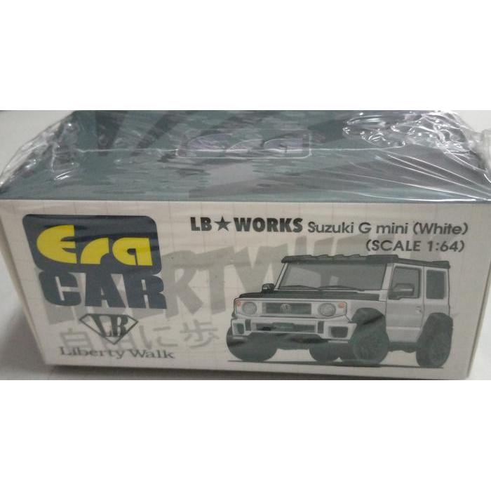 ERA CAR LB Works Suzuki G Mini (White) 1:64 Diecast Model Car Limited