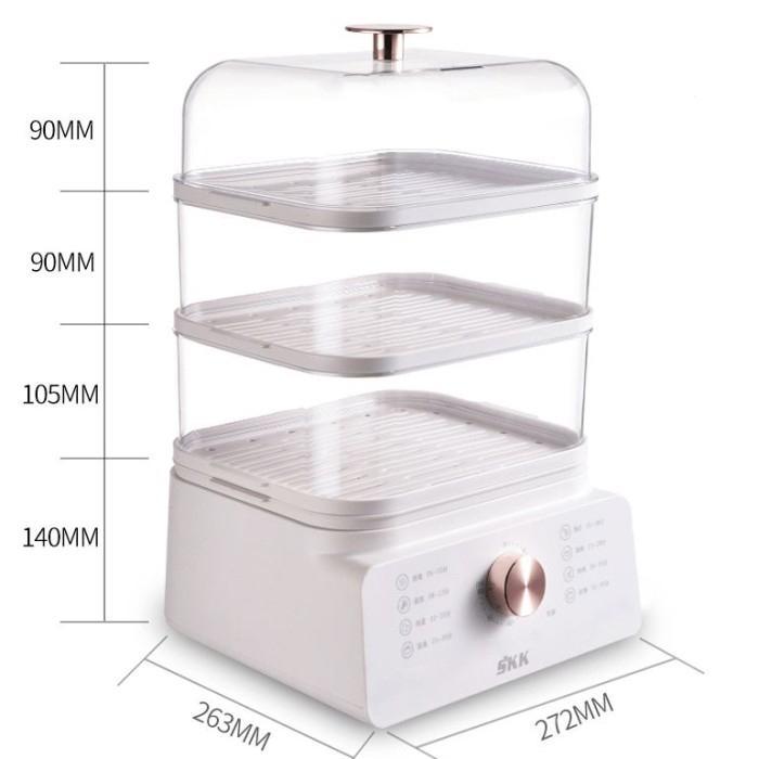 Idealife Kukusan Food Steamer Pengkukus Makanan - Il114A 3 Layer