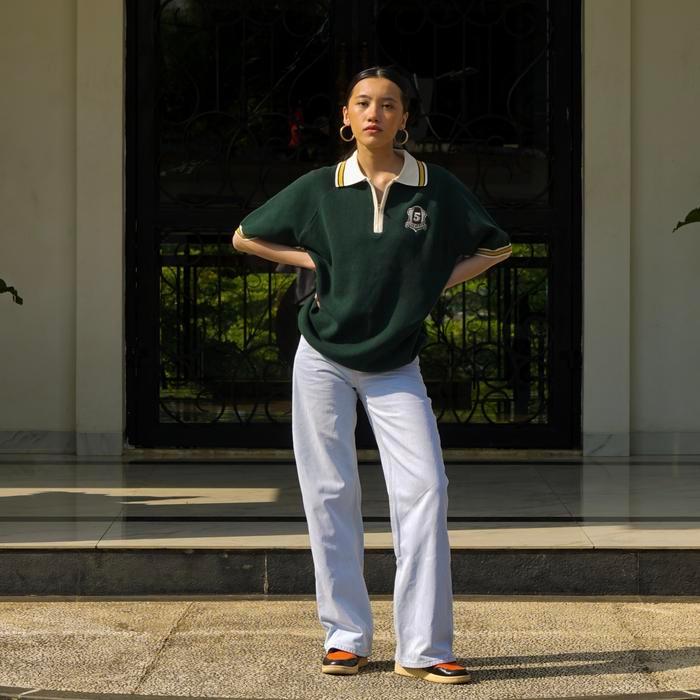 Club of Five Green Half-Zip (SS)