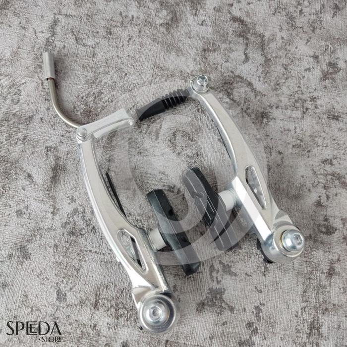 Tektro V Brake 355 Rem Sepeda Lipat Mtb Silver Chrome