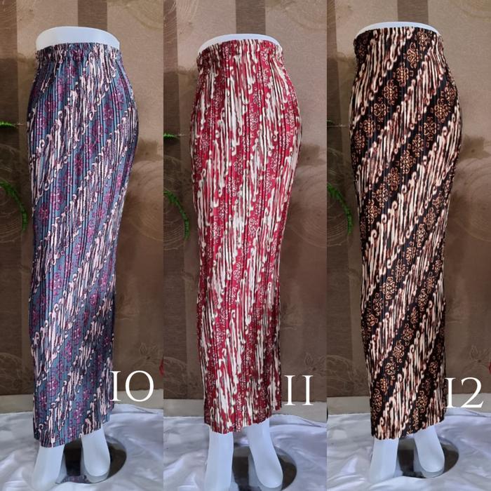 eyys- Rok Plisket Batik Panjang/Rok Prisket Batik Premium