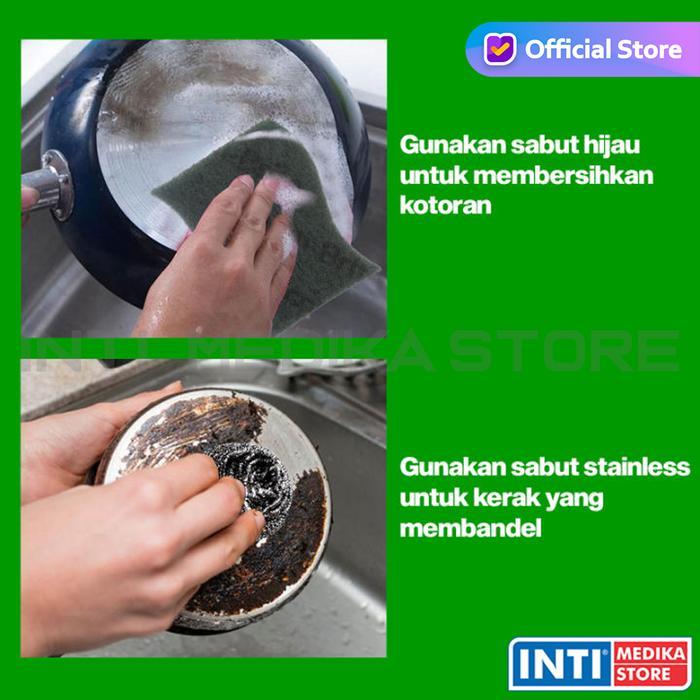 SCOTCH BRITE - Sabut Stainless Penghilang Kerak Sabut Kawat 3M