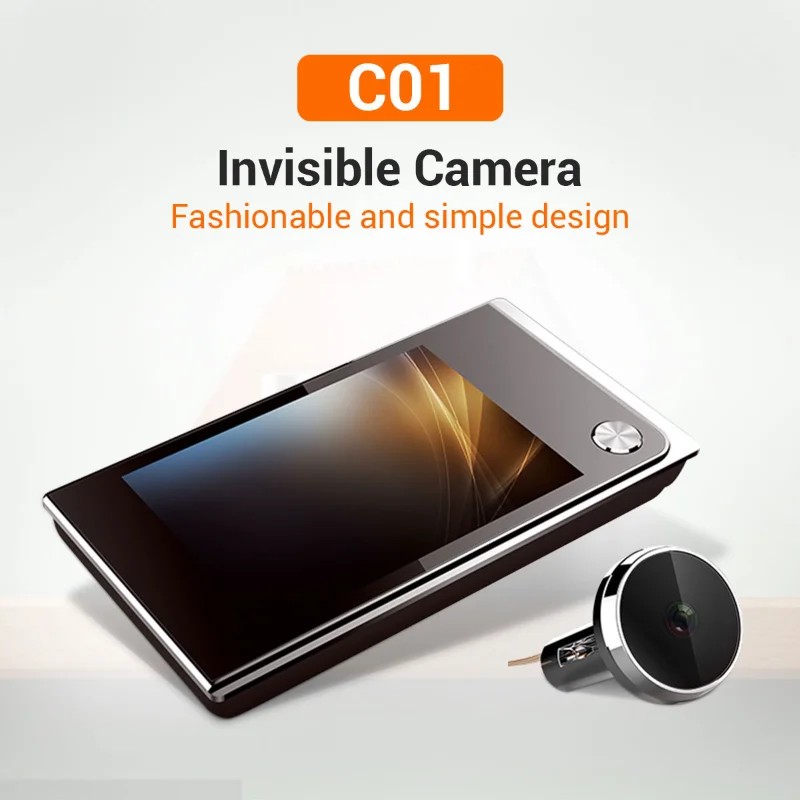 Escam C01 3.5 inch Digital LCD 120 Degree Peephole Viewer photo visual monitoring electronic cat eye