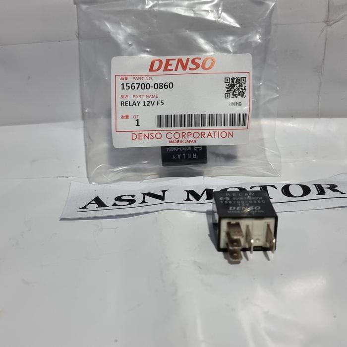 Baru Relay Denso Toyota Hino 5Kaki 5 Pin 156700-0860 12V Ori Denso Thailand Ori Berquality