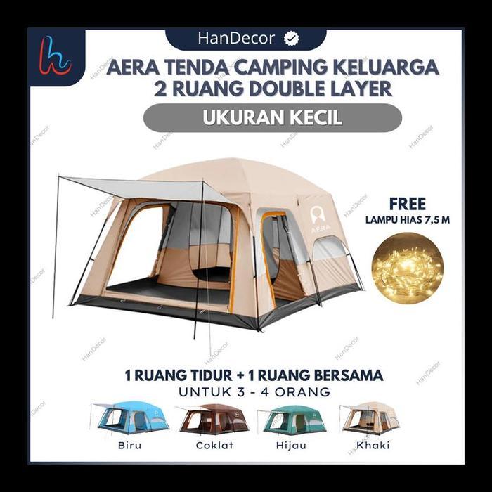 TENDA CAMPING TENTASTIC OUTDOOR BEDROOM TENDA CAMPING 4 ORANG DEWASA
