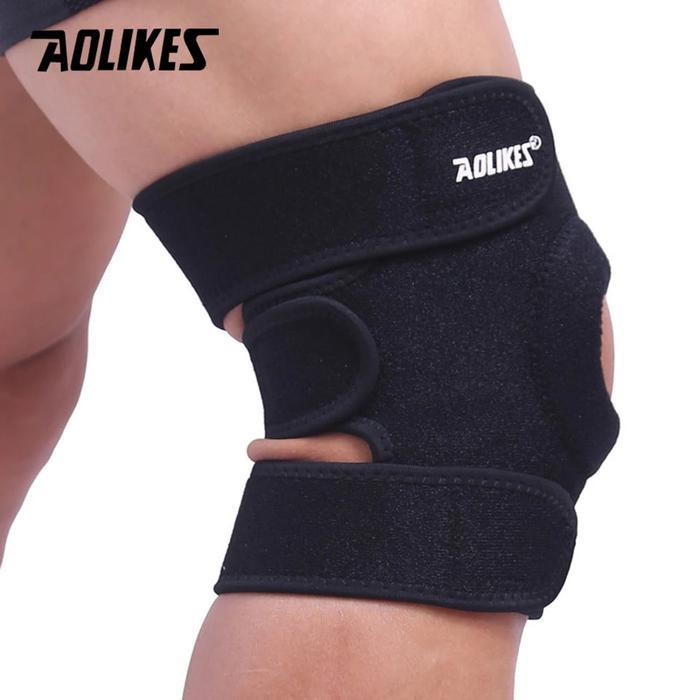 ORIGINAL KNEEPAD AOLIKES 3 STRAP ADJUSTABLE AOLIKES PELINDUNG DEKER LUTUT KNEE PAD KNEE SUPPORT
