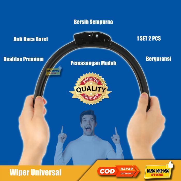 Diskon Wiper Wifer Frameless Mobil Kaca Depan Kijang Innova Inova Reborn 2Pcs
