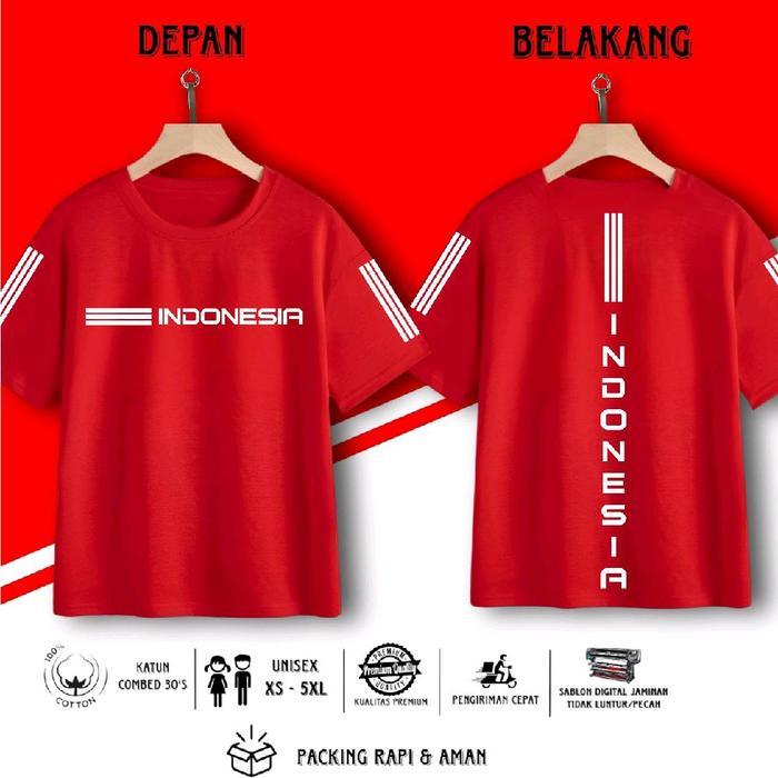 Acc Wijaya Baju Kaos Unisex Lengan Pendek Ks1460 Edisi 17 Agustus Tarik Tambang Kemerdekaan