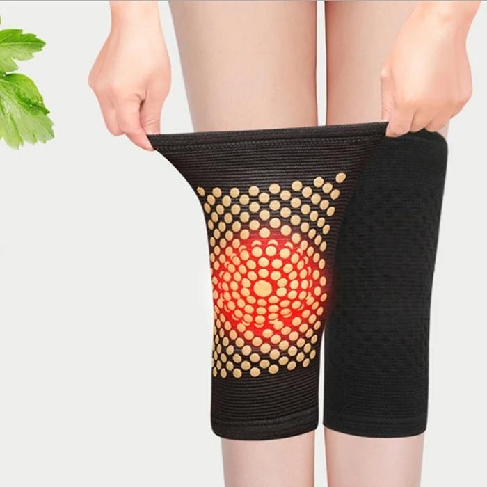 Korset Lutut Terapi Kesehatan Deker Pemanas Penghangat Dengkul Kaki Pria Wanita Co