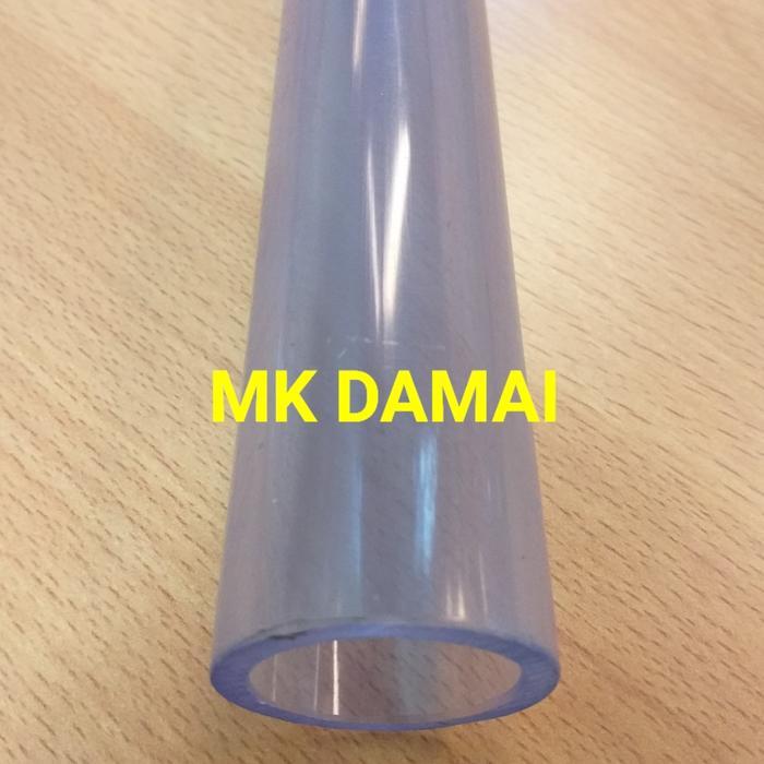 Pipa Pvc Bening Transparan 3"Inch / Pipa Pvc Clear Sch 40