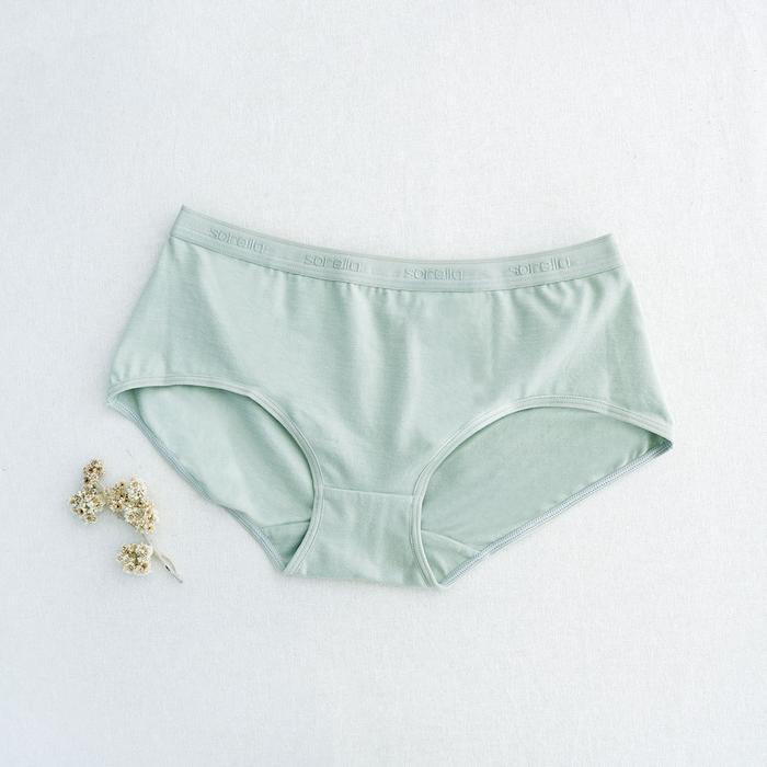 Sorella Panty Cotton Celana Dalam Wanita Boxshort Katun 40 S Campuran Spandex - Blue Black, L 40 S B