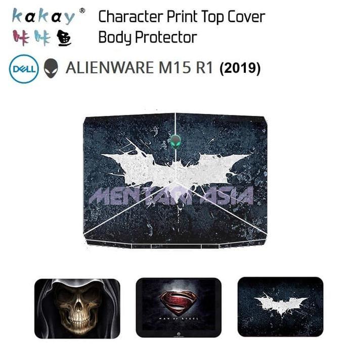 Ada Stok Body Protector DELL Alienware M15-R1 2019 - KAKAY 1pc TOP COVER Printe