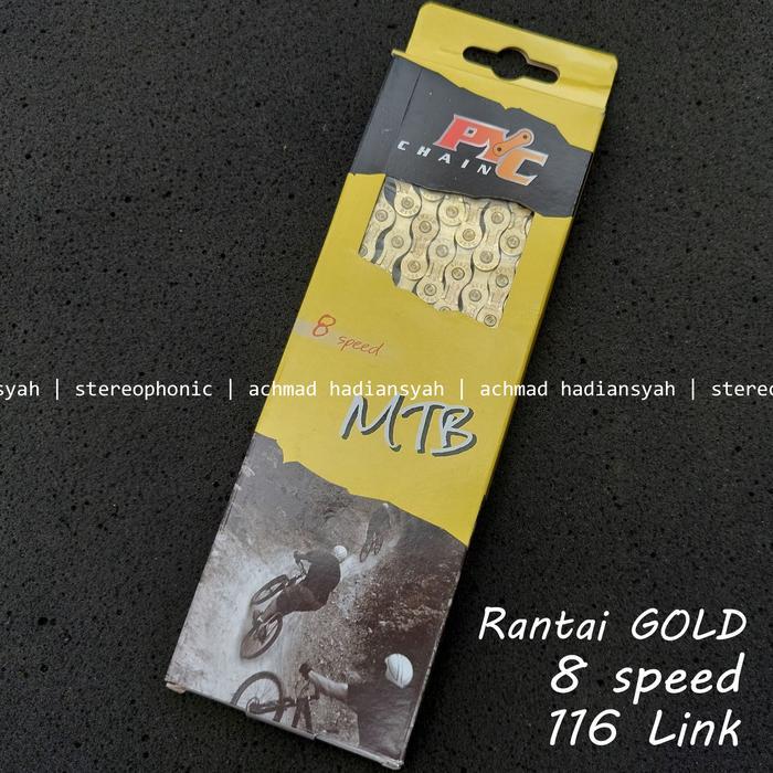 PYC Chain GOLD 8 speed Rante 8 speed Rante 8speed Chain 8speed GOLD