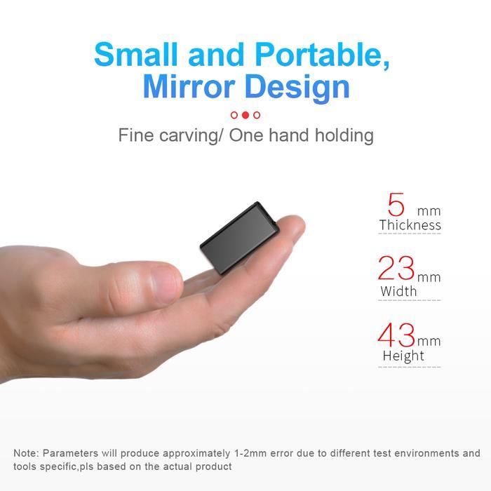 Voice Recorder Kecil Portable Perekam Suara Mini Portabel Voice Recorder Noise Reduction 8Gb Merekam