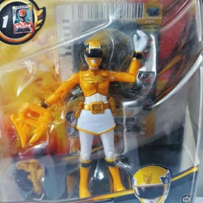 HOT SALE MAINAN ACTION FIGURE YELLOW RANGER POWER RANGER MEGAFORCE ORIGINAL BAN TERMURAH