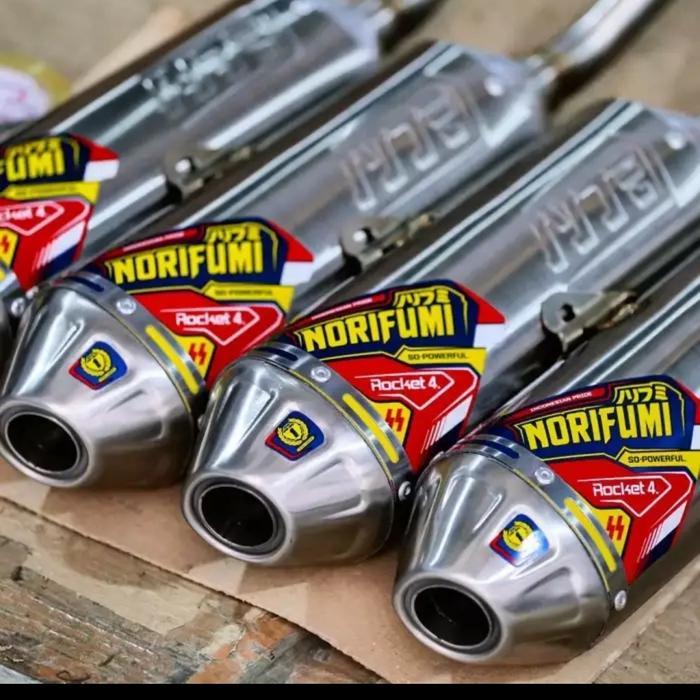 knalpot norifumi rocket 4 klx original
