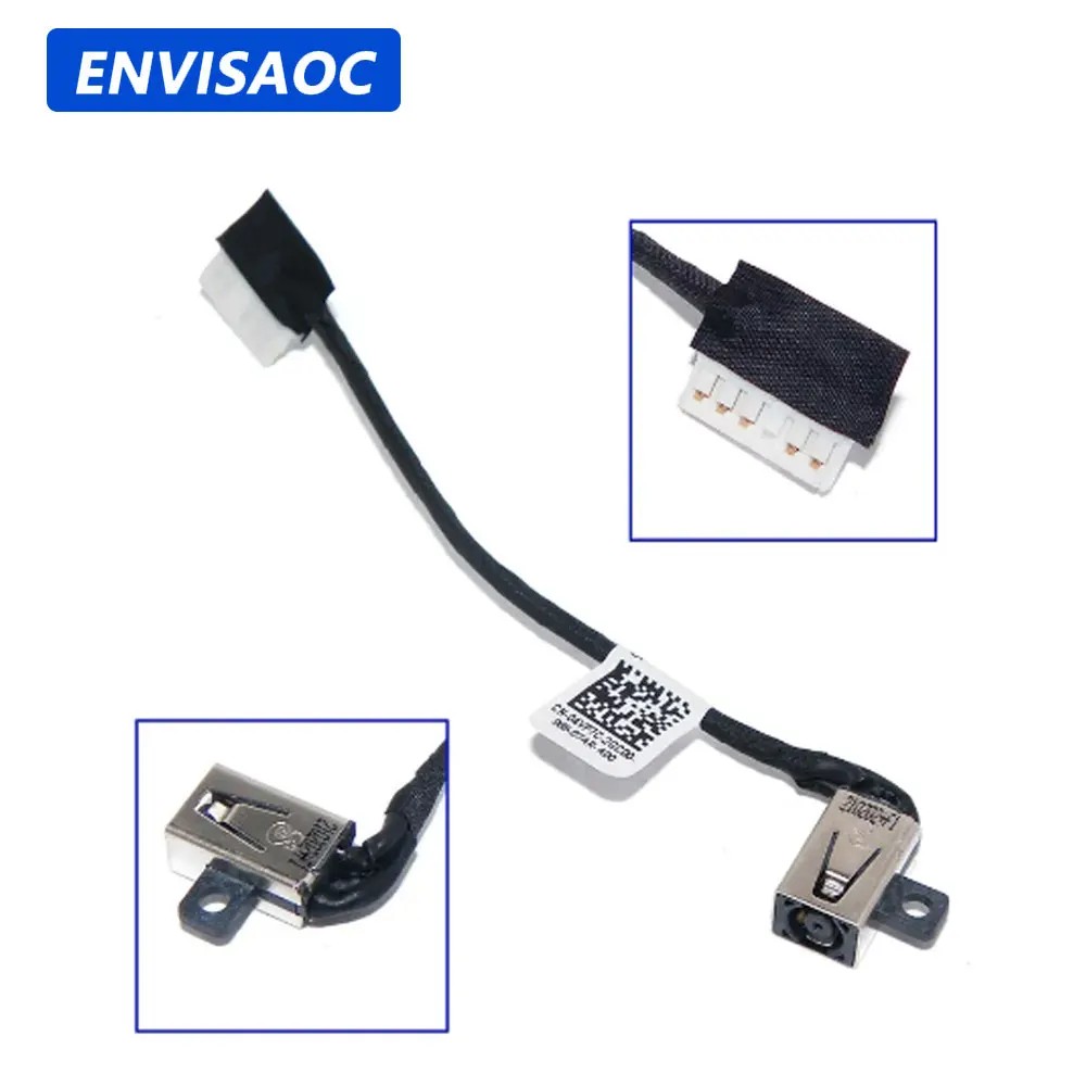 For Dell Vostro 3400 3401 3425 3500 3501 3510 3515 3520 3525 P132G Laptop DC Power Jack DC-IN