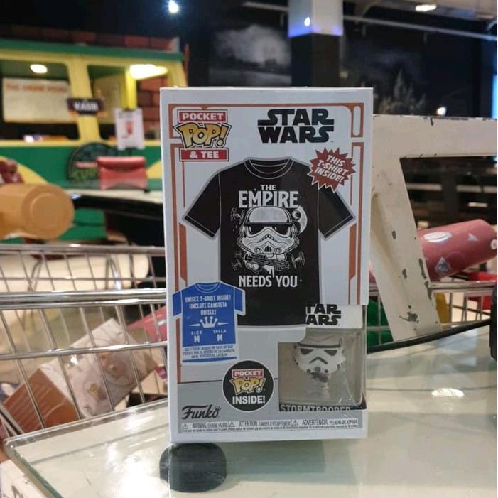 FUNKO POP POCKET & TEE STAR WARS STORMTROOPER