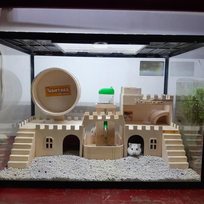 Promo Hamutaro Kandang Hamster Terarium Kandang Hamster Besar Dan Lucu Mewah Dan Fullset Premium