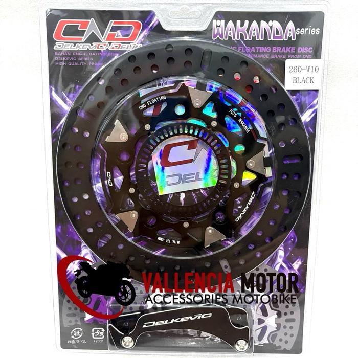 Baru Disc Piringan Cakram Depan Delkevic Honda Pcx 160 Abs / Pcx 150 Cbs Abs 260Mm Cnc Floating Disc