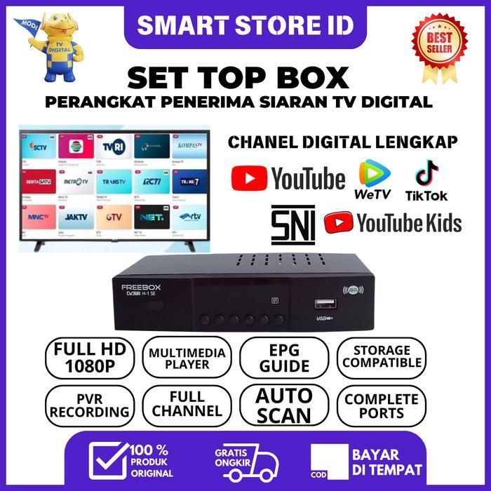 NEW STB TV Digital Termurah DVB-T2 Decoder Receiver Set Top Box TV Premium Support Semua TV