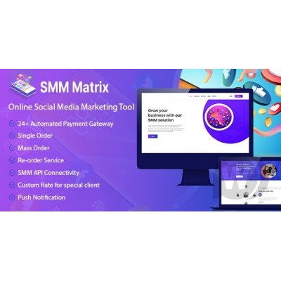 SMM Matrix - Script PHP Website