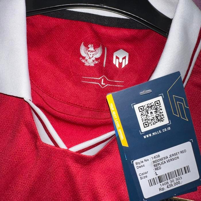 Jersey Timnas Indonesia Home Afc Cup 2023 Original Asli