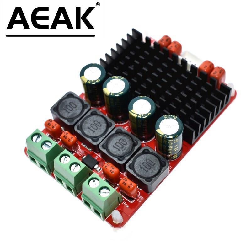 Terbaru TPA3116D2 50Wx2 2.0 amplifier board TPA3116 PBTL 100W Stereo Audio Amplifiers DC 24V For 4OH