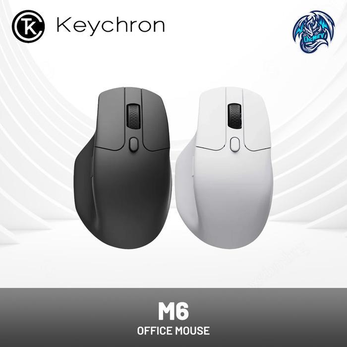 Baru Keychron M6 All Silent Micro Switch Wireless Office Mouse