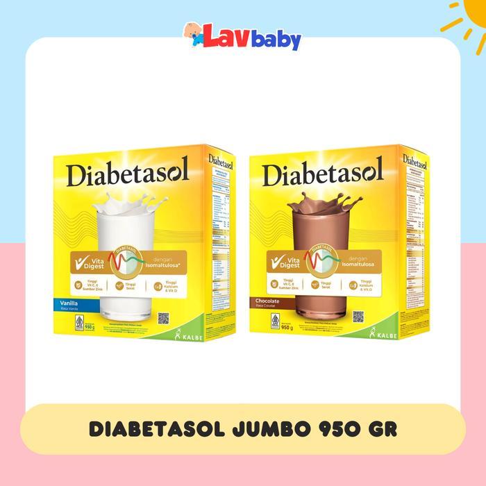 Diabetasol Susu Diabetes 950 Gr 950Gr 1Kg 1000 Terbaru !!!