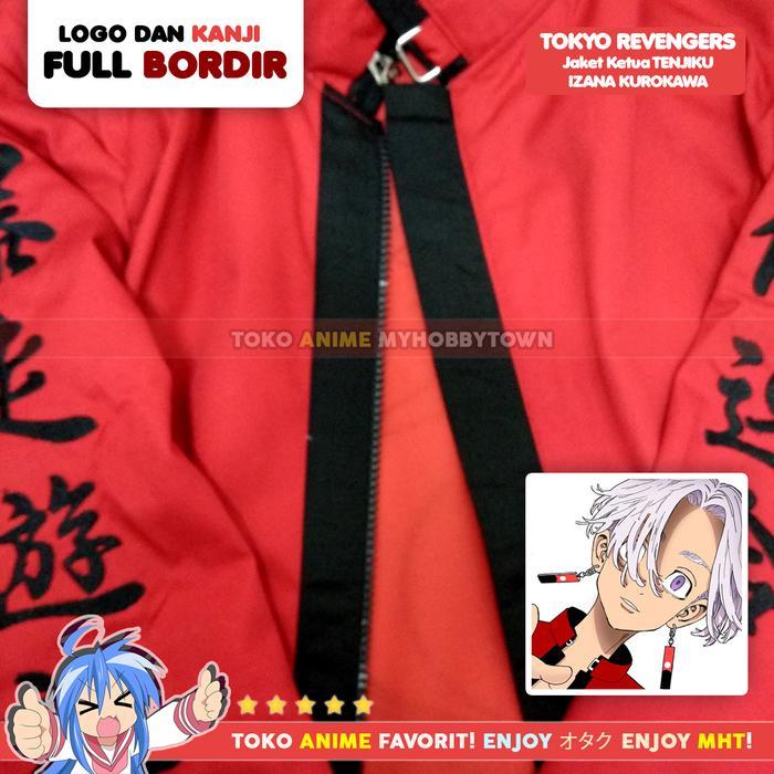 Jaket Jubah Coat Izana Kurokawa Tokyo Revengers ketua Yokohama Tenjiku Gang - Jaket Cosplay Anime -