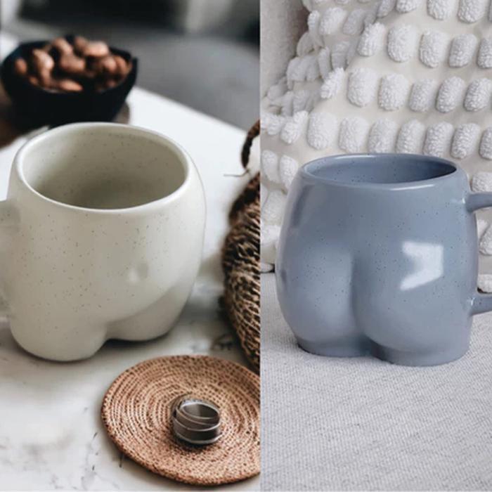 READY Mug Ceramic / Cute Butt Mug / Gaya Yang Menyenangkan Dan Unik Ceramic Cup / Mug Kopi Yang