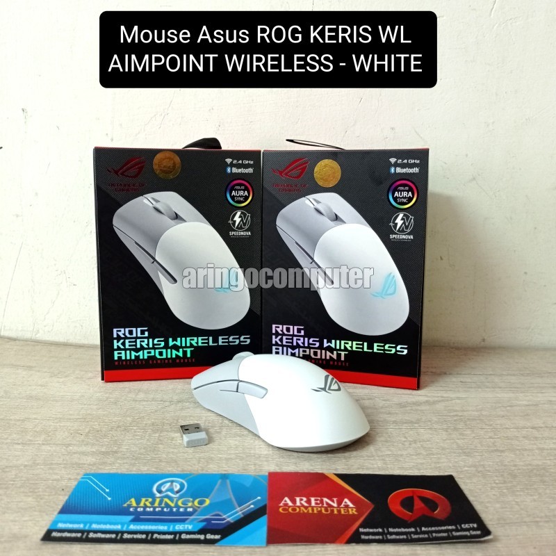 Asus ROG KERIS WL AIMPOINT WIRELESS - WHITE