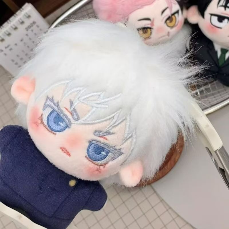 Jujutsu Kaisen 10cm Kawaii Plush Itadori Gojo Sukuna Higuruma Geto Okkotsu Cute Soft Anime Doll