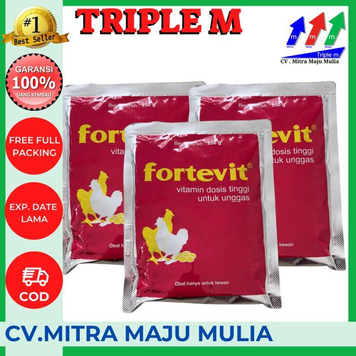 FORTEVIT 250 gram Vitamin Untuk Unggas