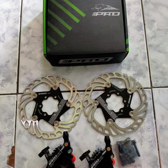 BrakeSet Semi Hydraulic IIIPRO Flat Mount Not TRP Radius Tektro