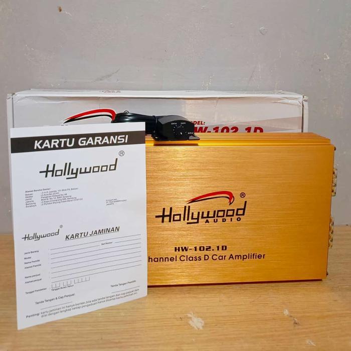 Monoblock Hollywood Hw 102.1 D Class D Monoblock Hollywood