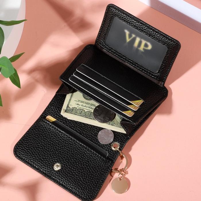 Promo Holo Dompet Wanita Elegan Gaya Korea Warna Dompet Kecil Simpel Dapat Memegang Banyak Kartu