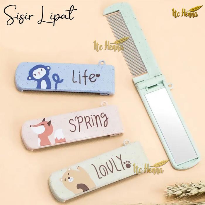 Sisir Lipat / Sisir Kaca / Sisir Karakter