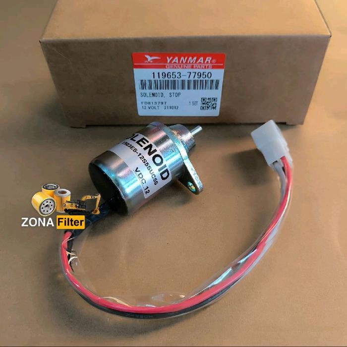 Solenoid Stop 119653 77950 Solenoid Stop Yanmar 119653-77950