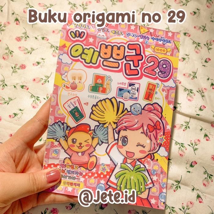 READY jete.id READY BUKU ORIGAMI SNACK KOREA VIRAL POCKY buku papercraft japan korean jepang mainan