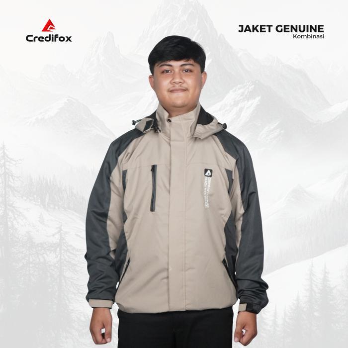 Eiger Sportwear - Jaket Credifox Genuine Original Pria Dan Wanita Waterproof Jaket Gunung Outdoor